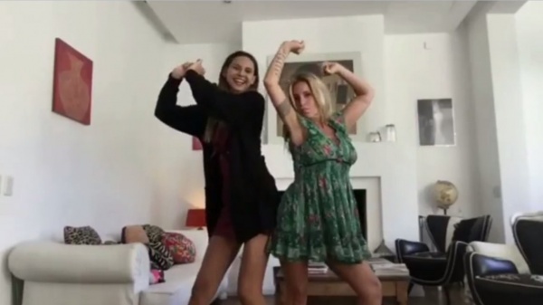 Ampliar Los divertidos videos de Juana Tinelli junto a su suegra Florencia Peña