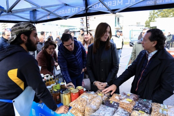 El nuevo ministro de Produccin baj al conurbano oficialista