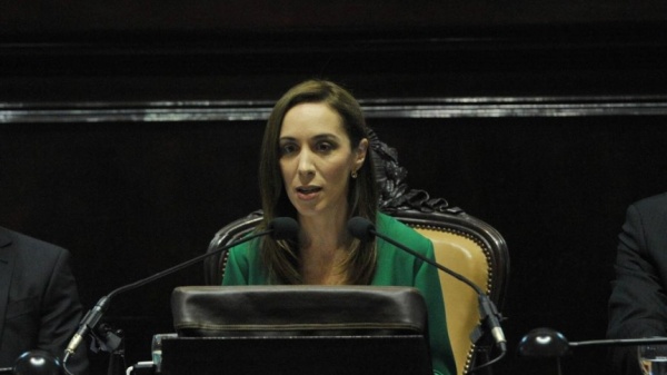 Ampliar Obras, educación y reelección, los ejes del discurso de María Eugenia Vidal en la Legislatura