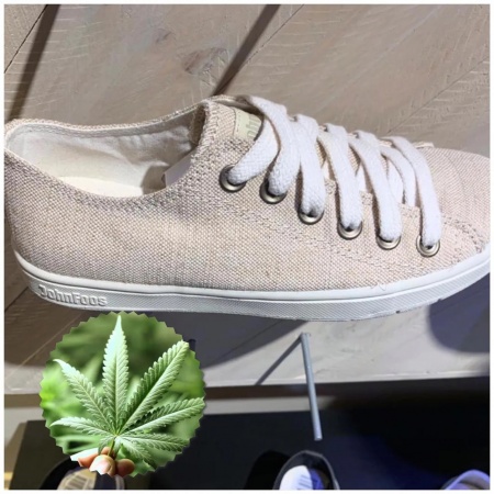 John Foos lanza zapatillas de  fibra de cannabis