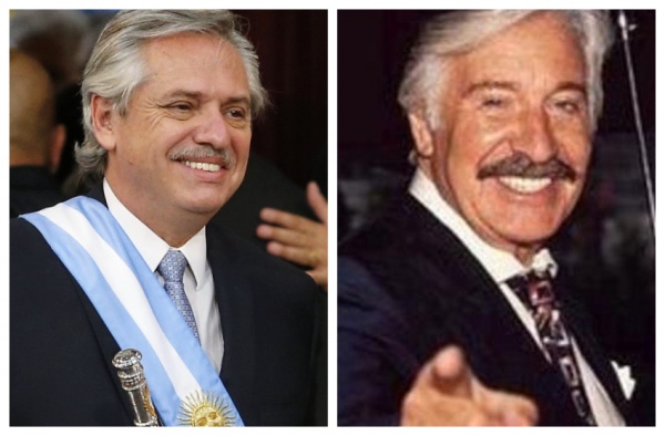 Ampliar Se hizo un tattoo de Alberto Fernández, pero se parece más a... ¡Roberto Galán!