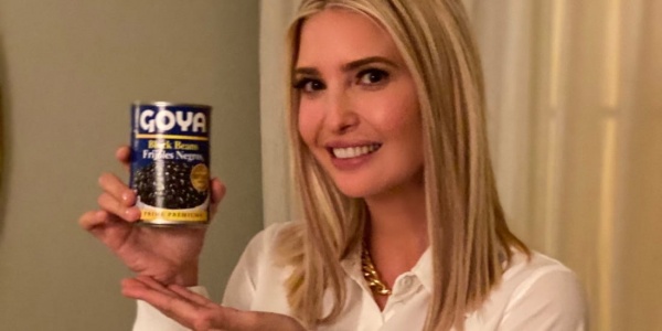 Ampliar Ivanka Trump apoya a Goya, una marca de productos latinos, y se vuelve viral