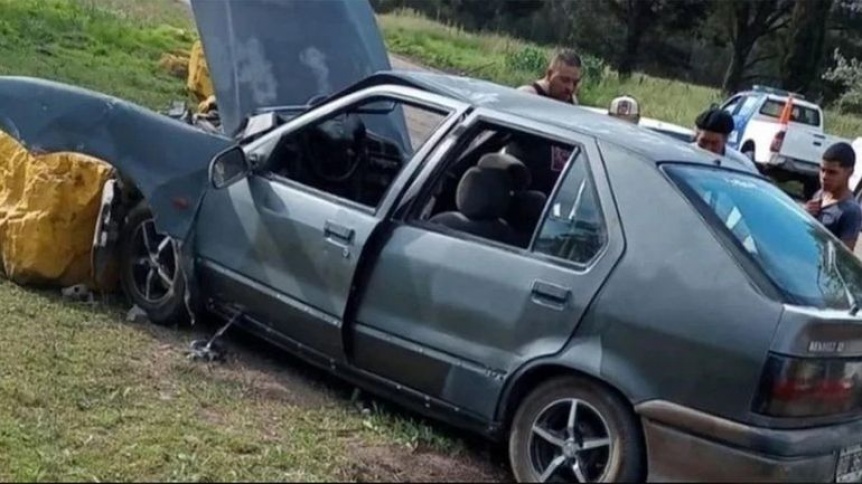 Un hombre hizo manejar a su hija de nueve aos y chocaron