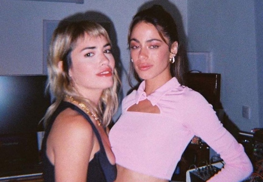 Ampliar Tini Stoessel asistió al show de Lali Espósito en Madrid: el intercambio buena onda de las cantantes