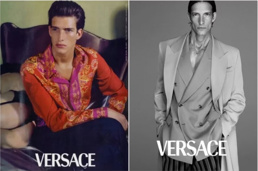 Ampliar Iván de Pineda apareció en la nueva campaña de Versace y las fotos sorprendieron a todos