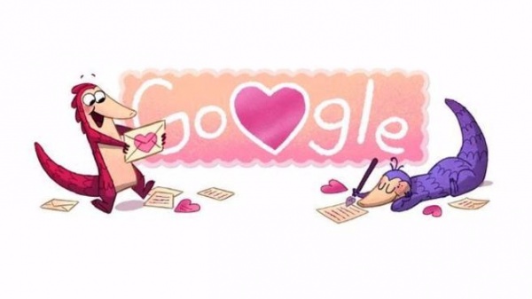Ampliar El extraño significado del doodle de Google en el Día de San Valentín