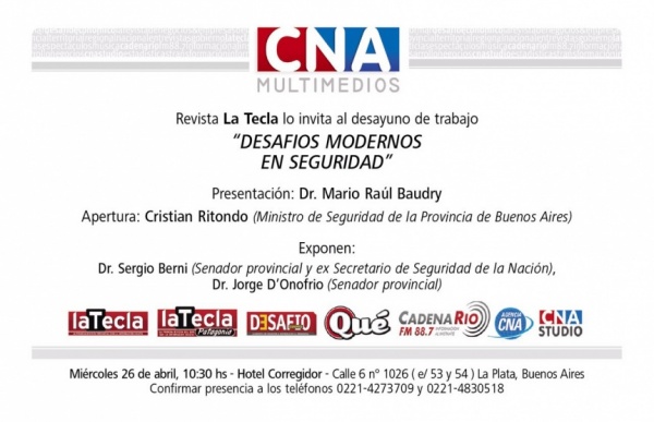 Ampliar La Tecla y un desayuno con la mirada puesta en la Seguridad