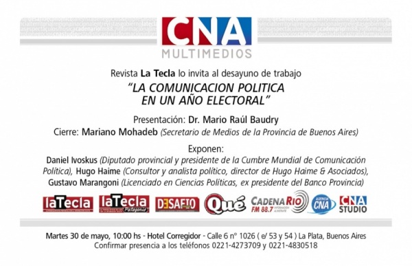 Ampliar La Tecla con la mirada en la comunicación política