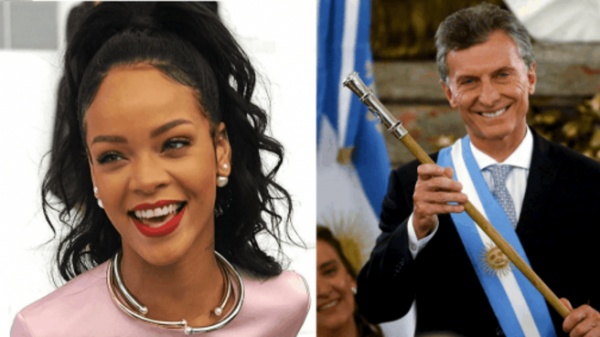 La inesperada pregunta de Rihanna a Macri que revolucion Twitter