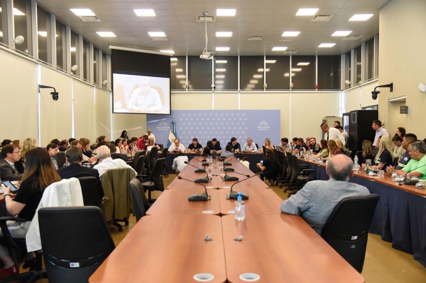 Ampliar Con invitados, diputados retomó el análisis de la Ley de Envases
