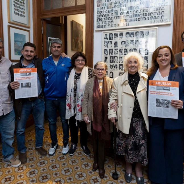 Ampliar Moreau firmó un convenio con Abuelas de Plaza de Mayo