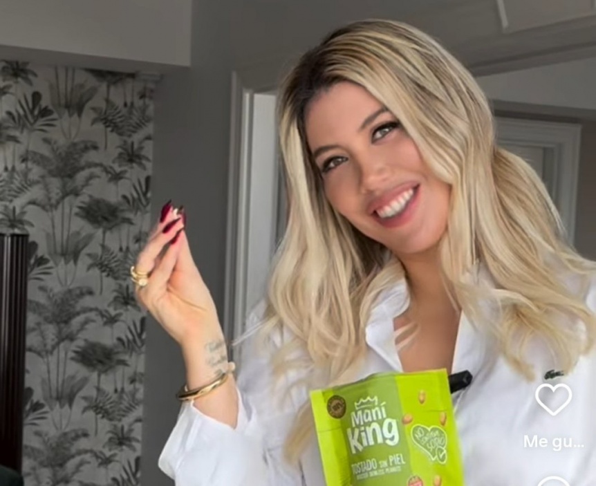 Wanda Nara realiz una publicidad de man con indirecta a Icardi?