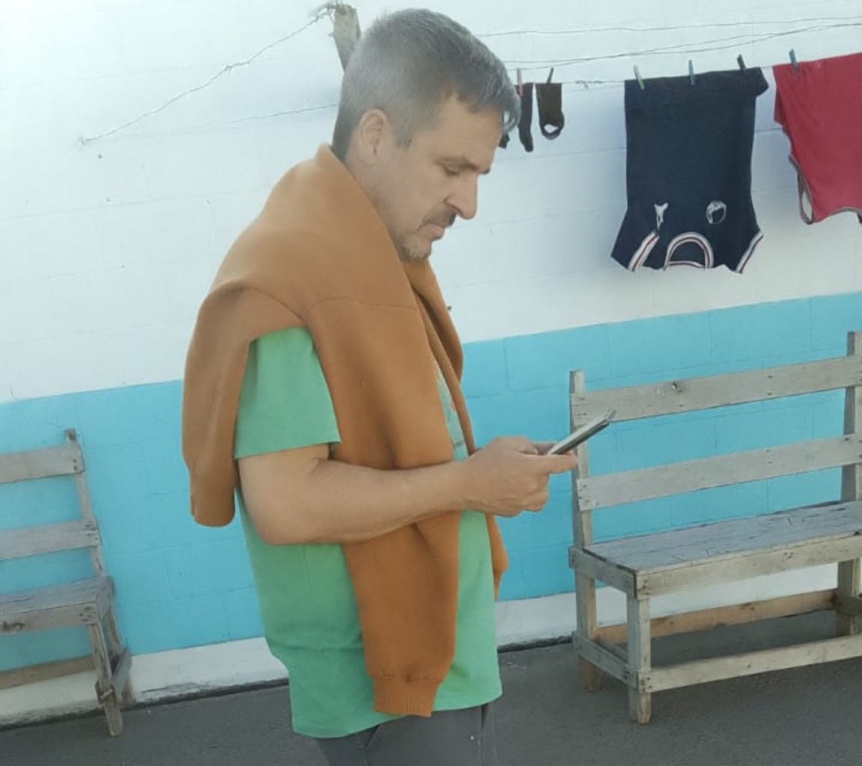 Se filtr la ltima foto en la crcel de Claudio Contardi, el ex marido de Julieta Prandi